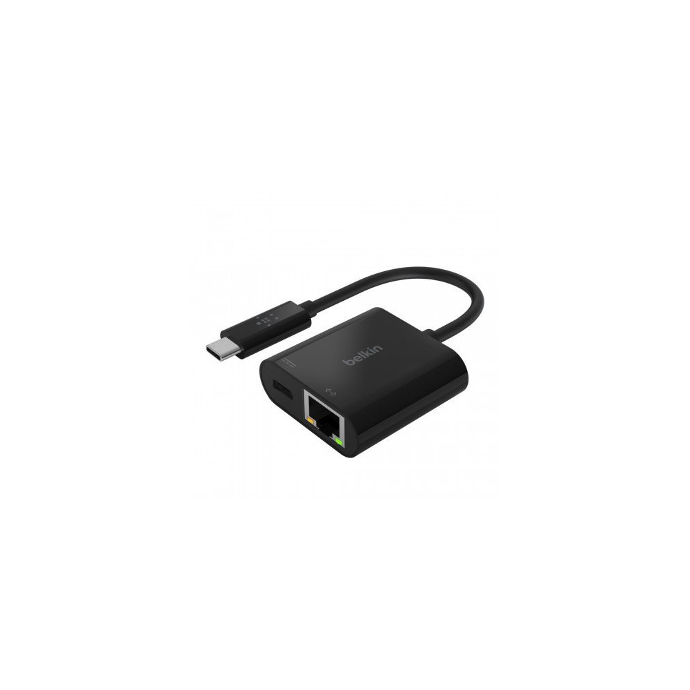 ADATTATORE DA USB-C A ETHERNET CON RICARICA POWER DELIVERY 60W ADATTATORE DA USB-C A ETHERNET CON RICARICA POWER DELIVERY 60W