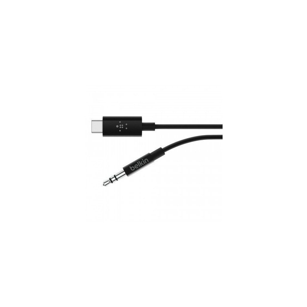 CAVO AUX DA USB-C A AUDIO JACK 3.5MM - 0,9 METRI - NERO CAVO AUX DA USB-C A AUDIO JACK 3.5MM - 0,9 METRI - NERO