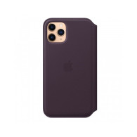 iPhone 11 Pro Leather Folio - Aubergine