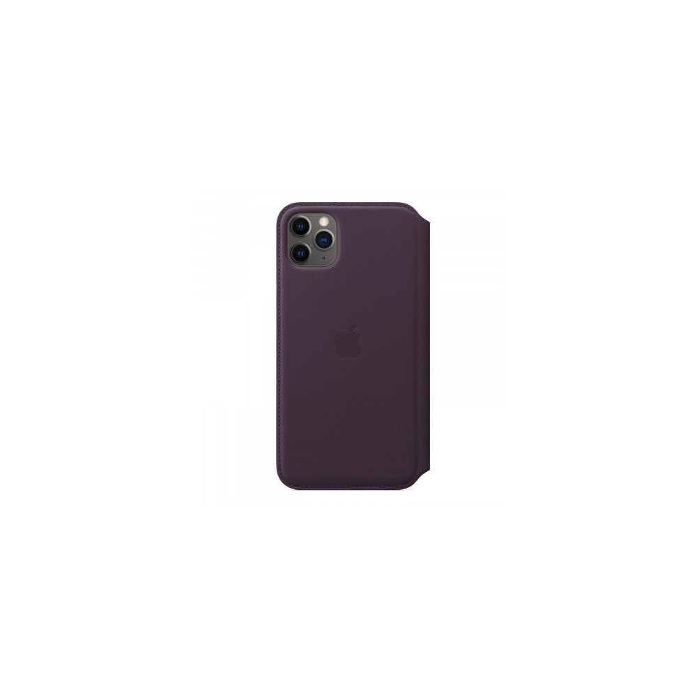 iPhone 11 Pro Max Leather Folio - Aubergine iPhone 11 Pro Max Leather Folio - Aubergine