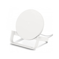 SUPPORTO DI RICARICA WIRELESS 10W CON ALIMENTATORE - BIANCO