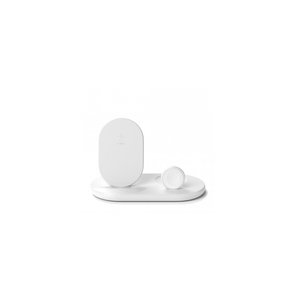 SUPPORTO WIRELESS 3 IN 1 - STAND + WATCH + AIRPODS - BIANCO SUPPORTO WIRELESS 3 IN 1 - STAND + WATCH + AIRPODS - BIANCO