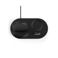 SUPPORTO WIRELESS 3 IN 1 - STAND + WATCH + AIRPODS - NERO