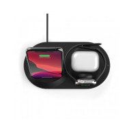 SUPPORTO WIRELESS 3 IN 1 - STAND + WATCH + AIRPODS - NERO