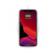 TAPPETINO DI RICARICA WIRELESS 10W CON ALIMENTATORE - BIANCO