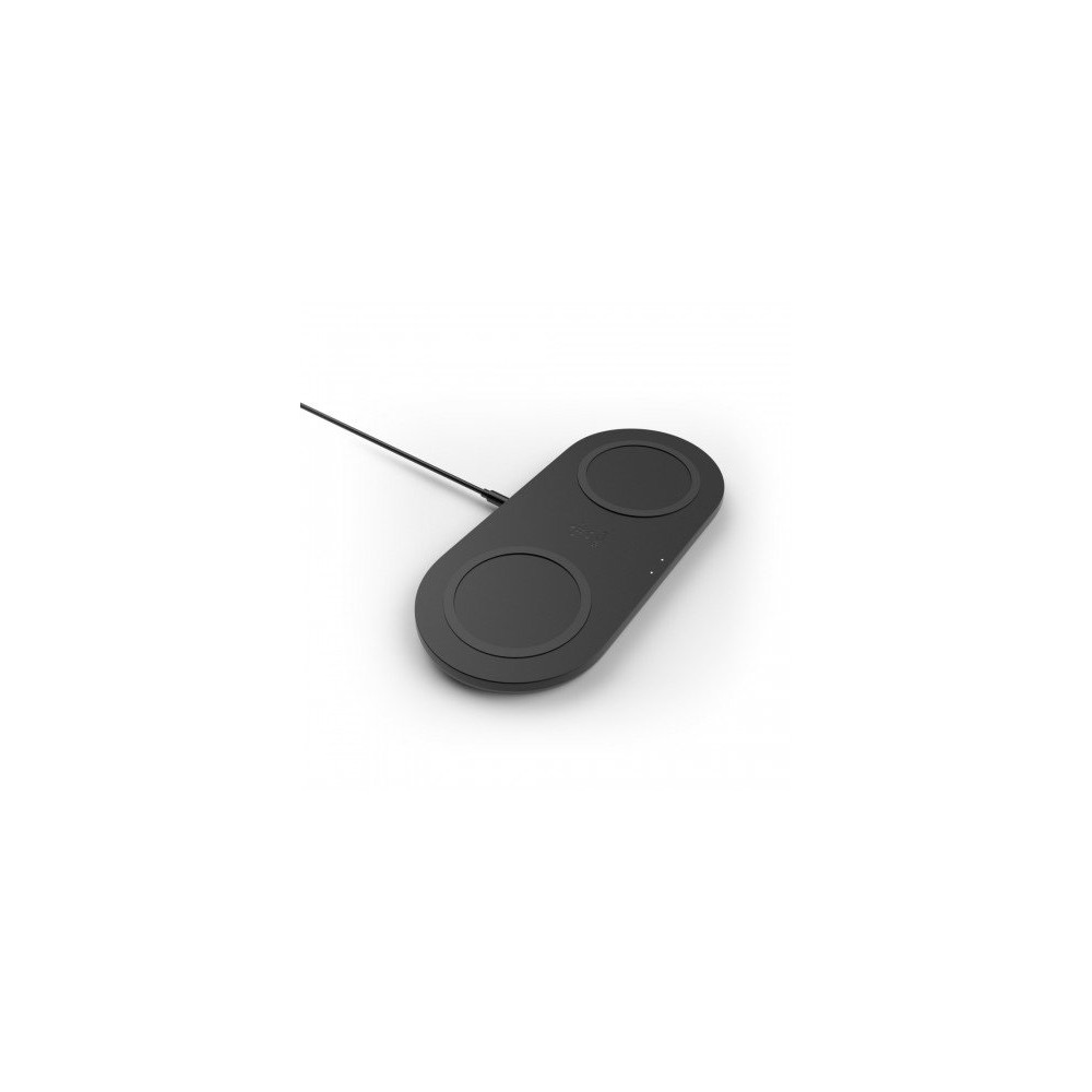 TAPPETINO DI RICARICA WIRELESS DOPPIO 2 X 10W - NERO TAPPETINO DI RICARICA WIRELESS DOPPIO 2 X 10W - NERO
