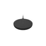 TAPPETINO DI RICARICA WIRELESS 15W CON ALIMENTATORE - NERO