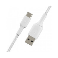 CAVO INTRECCIATO DA USB-C A USB-A 1M - BIANCO
