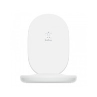 SUPPORTO DI RICARICA WIRELESS 15W CON ALIMENTATORE - BIANCO