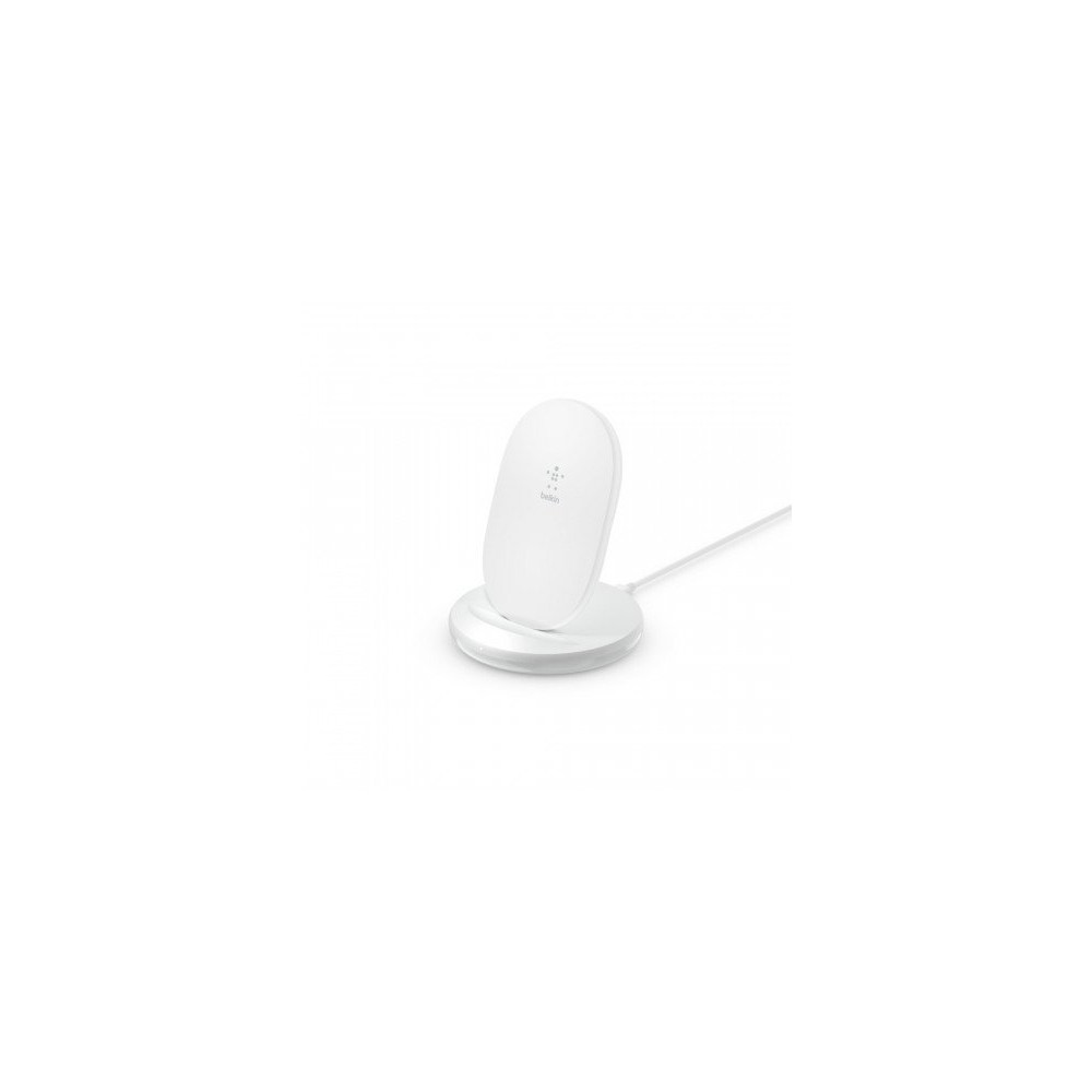 SUPPORTO DI RICARICA WIRELESS 15W CON ALIMENTATORE - BIANCO SUPPORTO DI RICARICA WIRELESS 15W CON ALIMENTATORE - BIANCO