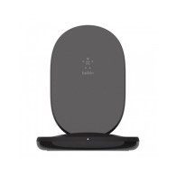 SUPPORTO DI RICARICA WIRELESS 15W CON ALIMENTATORE - NERO