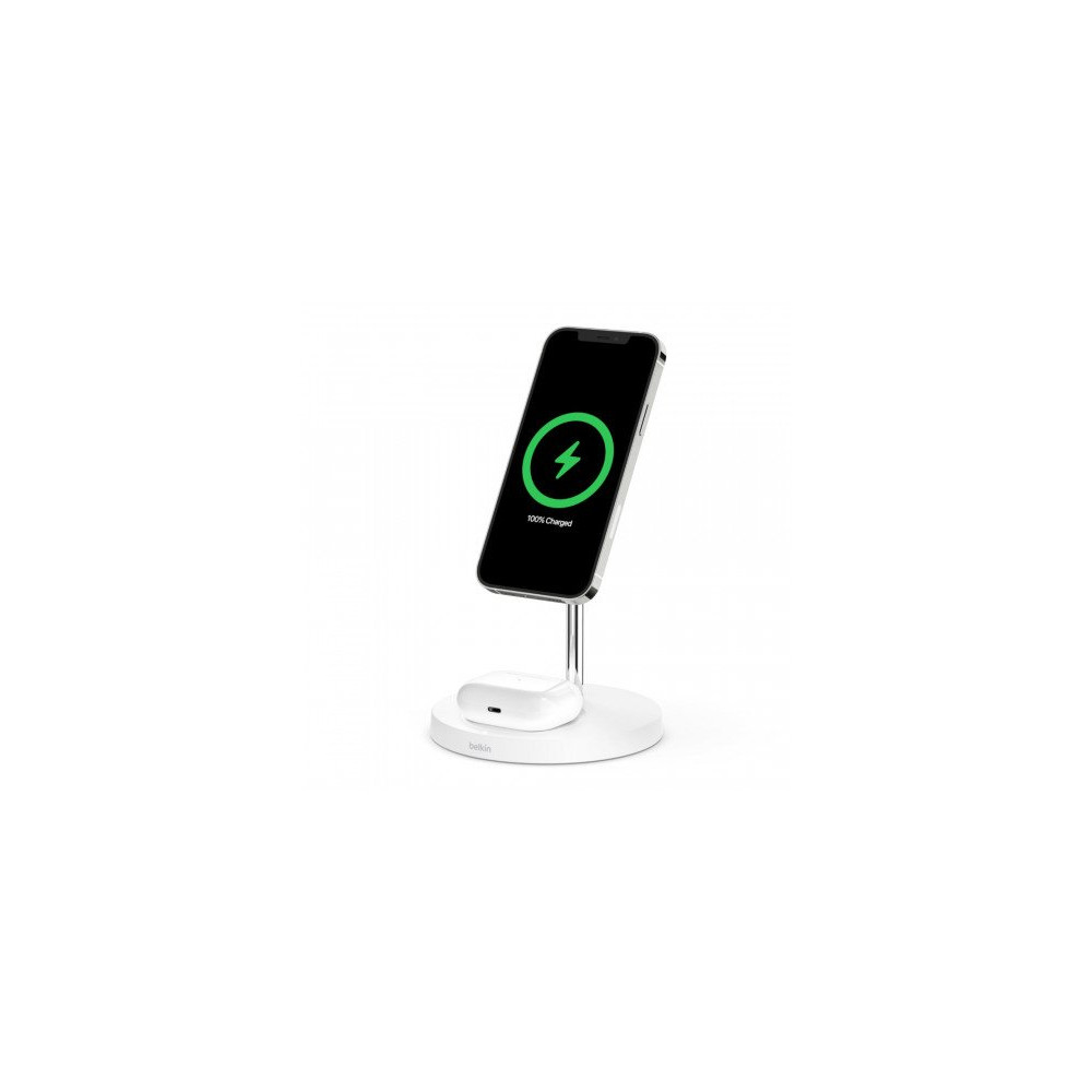 SUPPORTO DI RICARICA WIRELESS MAGSAFE 2 IN 1 - BIANCO SUPPORTO DI RICARICA WIRELESS MAGSAFE 2 IN 1 - BIANCO