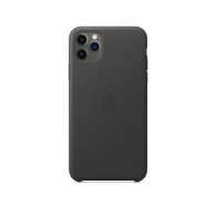 iPhone 11 Pro Max Leather Case - Black