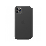 iPhone 11 Pro Max Leather Folio - Black