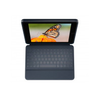 Logitech Rugged Combo 3 - Custodia con tastiera per iPad  (7ª, 8ª e 9ª gen) - Classic Blue