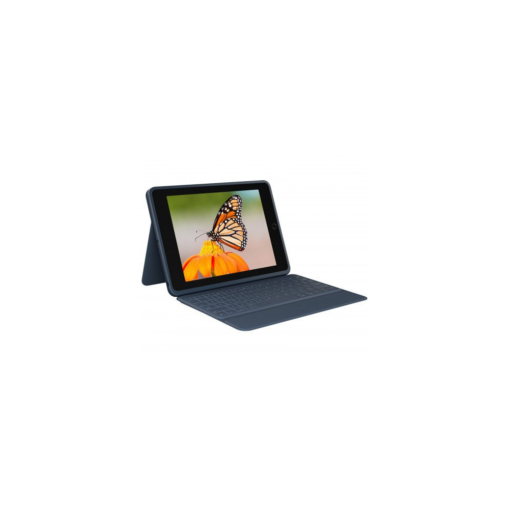 Logitech Rugged Combo 3 - Custodia con tastiera per iPad (7ª, 8ª e 9ª gen) - Classic Blue Logitech Rugged Combo 3 - Custodia con tastiera per iPad (7ª, 8ª e 9ª gen) - Classic Blue