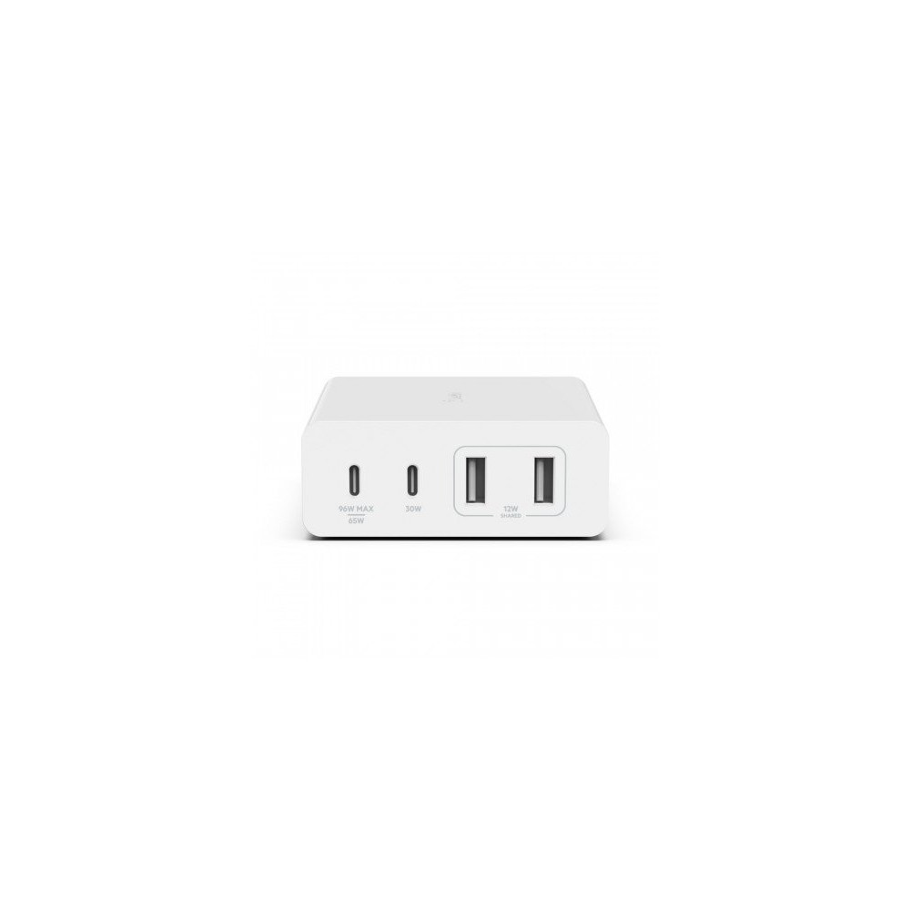 ALIMENTATORE GAN 108W CON PORTE 2X USB-C + 2X USB-A ALIMENTATORE GAN 108W CON PORTE 2X USB-C + 2X USB-A