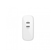 ALIMENTATORE GAN 68W CON 2 PORTE USB-C - BIANCO
