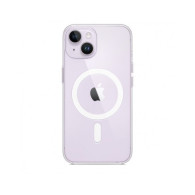 Custodia con Magsafe in Silicone per iPhone 14 - Trasparente