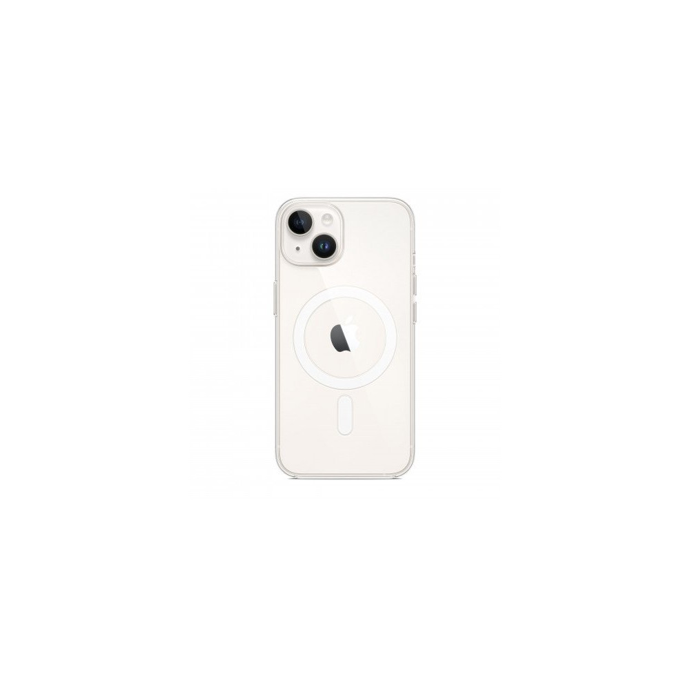 Custodia con Magsafe in Silicone per iPhone 14 - Trasparente Custodia con Magsafe in Silicone per iPhone 14 - Trasparente