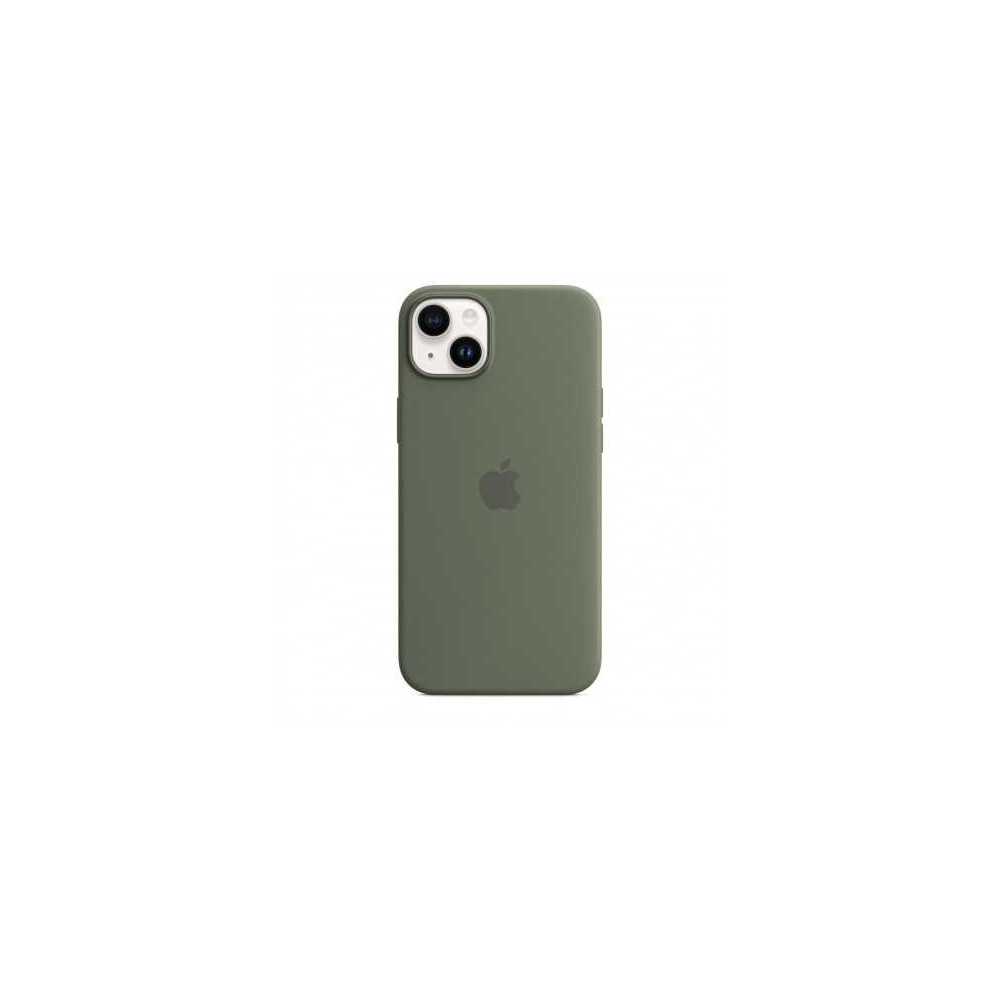 Custodia con Magsafe in Silicone per iPhone 14 Plus - Oliva Custodia con Magsafe in Silicone per iPhone 14 Plus - Oliva
