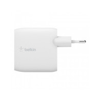CARICABATTERIE 2 PORTE USB-A + CAVO USB-A A USB-C 1M - BIANCO