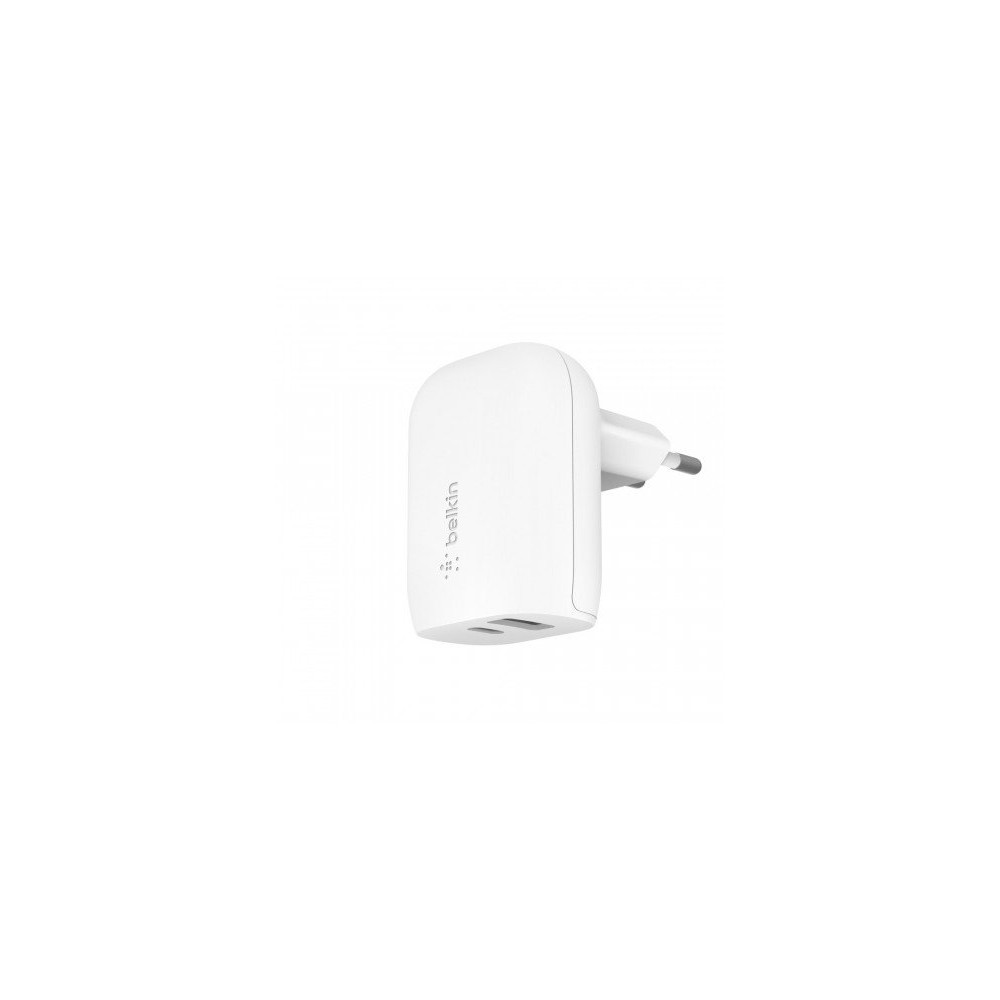 CARICABATTERIE CON PPS PORTA USB-C + USB-A 37W - BIANCO CARICABATTERIE CON PPS PORTA USB-C + USB-A 37W - BIANCO