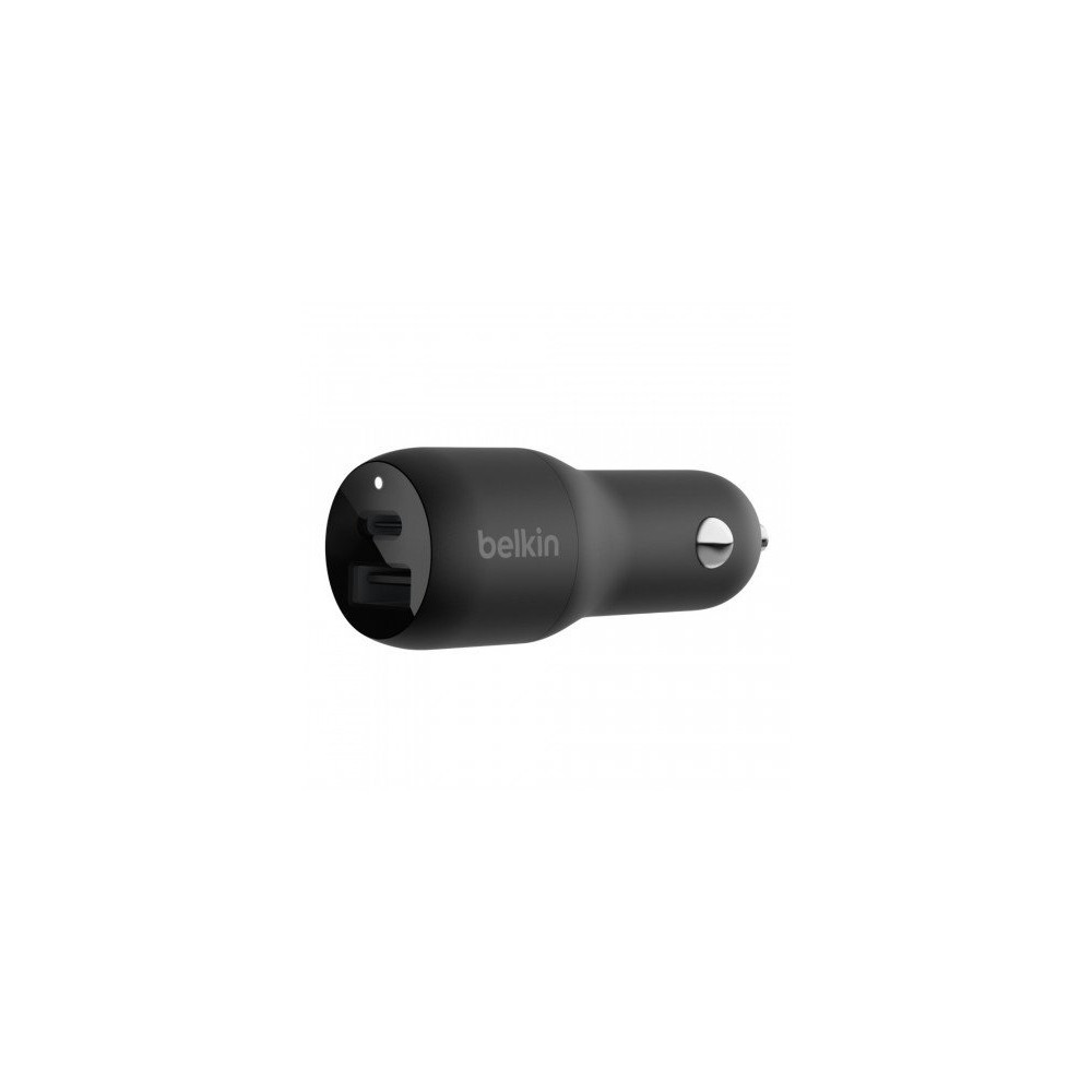 CARICABATTERIE DA AUTO CON PPS PORTA USB-C + USB-A 37W - NERO CARICABATTERIE DA AUTO CON PPS PORTA USB-C + USB-A 37W - NERO