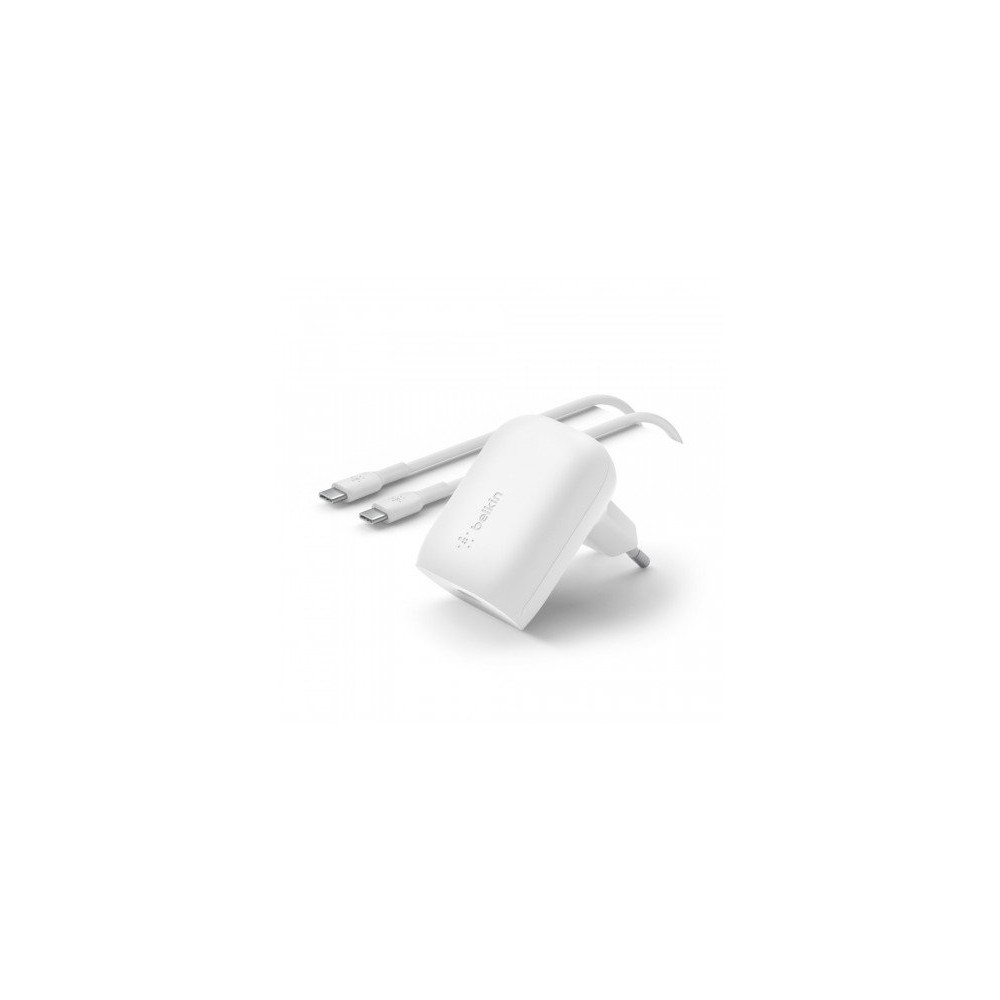 CARICABATTERIE DA PARETE CON PPS PORTA USB-C PD 30W 1M PVC C-C - BIANCO CARICABATTERIE DA PARETE CON PPS PORTA USB-C PD 30W 1M PVC C-C - BIANCO