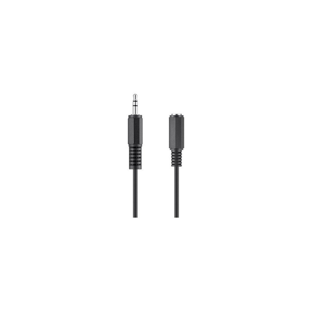 CAVO AUDIO 3.5MM M/F 3.5M NERO CAVO AUDIO 3.5MM M/F 3.5M NERO