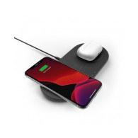 TAPPETINO DI RICARICA WIRELESS DOPPIO 2 X 15W - NERO