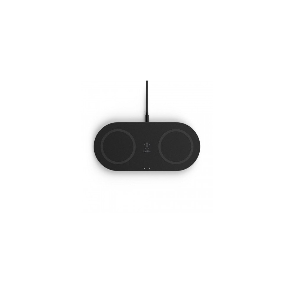 TAPPETINO DI RICARICA WIRELESS DOPPIO 2 X 15W - NERO TAPPETINO DI RICARICA WIRELESS DOPPIO 2 X 15W - NERO