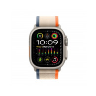 2023 - Apple Watch Ultra 2 GPS + Cellular, 49mm Cassa in titanio con arancione/beige trail loop - M/L