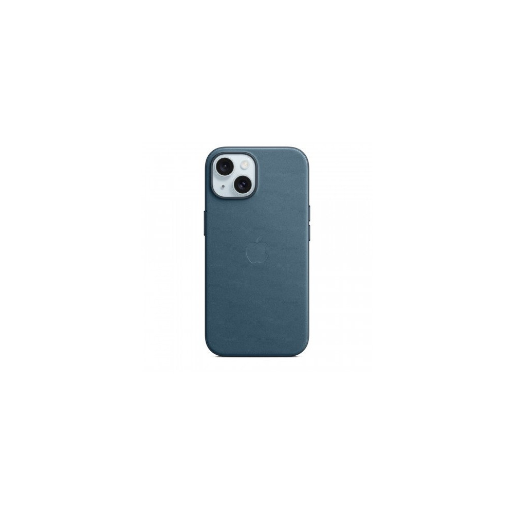 Custodia con Magsafe in Tessuto Fine Woven per iPhone 15 - Blu Pacifico Custodia con Magsafe in Tessuto Fine Woven per iPhone 15 - Blu Pacifico