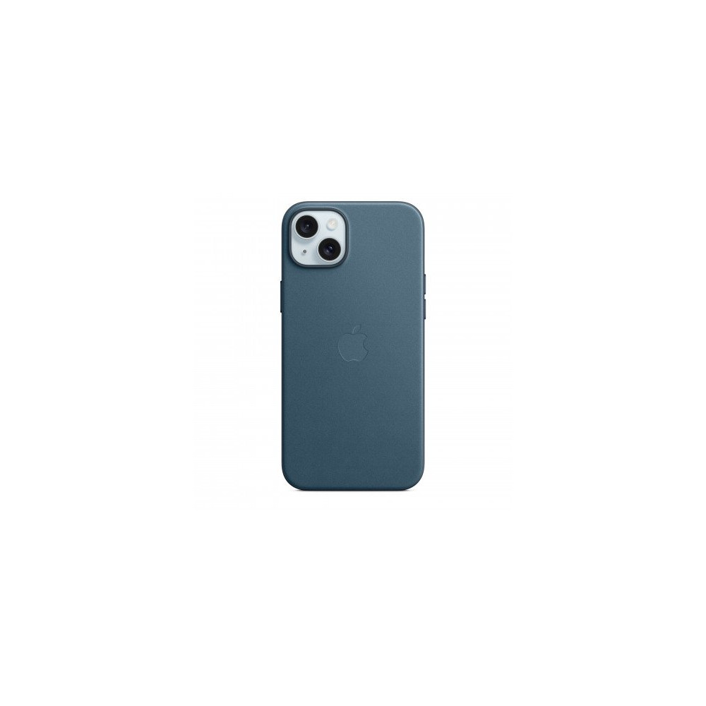 Custodia con Magsafe in Tessuto Fine Woven per iPhone 15 Plus - Blu Pacifico Custodia con Magsafe in Tessuto Fine Woven per iPhone 15 Plus - Blu Pacifico