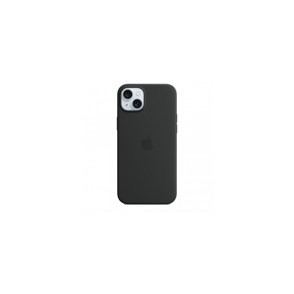 Custodia con Magsafe in Silicone per iPhone 15 Plus - Nero Custodia con Magsafe in Silicone per iPhone 15 Plus - Nero