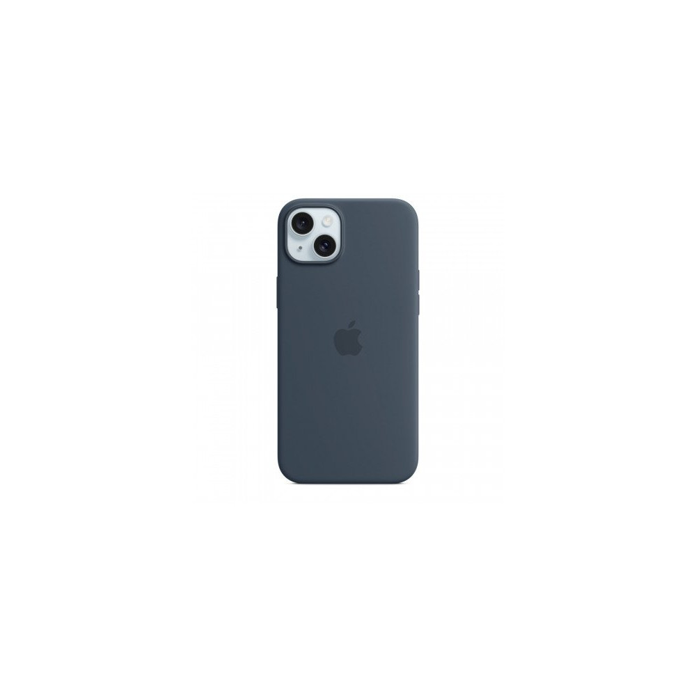 Custodia con Magsafe in Silicone per iPhone 15 Plus - Blu tempesta Custodia con Magsafe in Silicone per iPhone 15 Plus - Blu tempesta