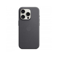 iPhone 15 Pro Custodia MagSafe in tessuto FineWoven - Nero