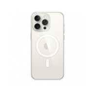 Custodia con Magsafe in Silicone per iPhone 15 Pro Max - Trasparente
