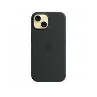 Custodia con Magsafe in Silicone per iPhone 15 - Nero