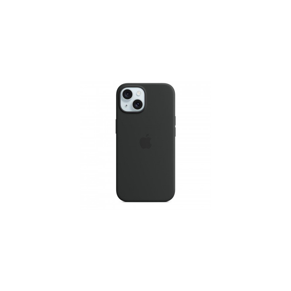 Custodia con Magsafe in Silicone per iPhone 15 - Nero Custodia con Magsafe in Silicone per iPhone 15 - Nero