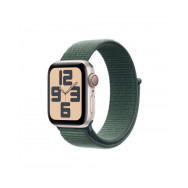 Apple Watch SE GPS + Cellular 40mm Galassia Cassa Alluminio con Cinturino Sport Loop Lago Verde
