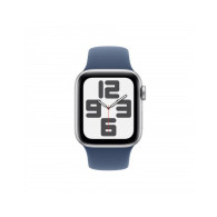 Apple Watch SE GPS 40mm Argento Cassa Alluminio con Denim Sport Band - S/M