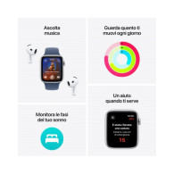 Apple Watch SE GPS 40mm Midnight Cassa Alluminio con Cinturino Sport Mezzanotte - M/L
