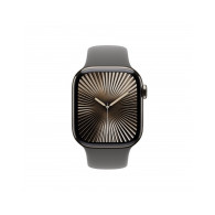 Apple Watch Series 10 GPS + Cellular 42mm Cassa Titanio Naturale con Stone Grey Sport Band - M/L