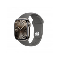 Apple Watch Series 10 GPS + Cellular 42mm Cassa Titanio Naturale con Stone Grey Sport Band - S/M