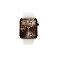 Apple Watch Series 10 GPS + Cellular 42mm Cassa Titanio Oro con Galassia Sport Band - S/M