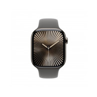 Apple Watch Series 10 GPS + Cellular 46mm Cassa Titanio Naturale con Stone Grey Sport Band - S/M