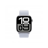 Apple Watch Series 10 GPS 42mm Argento Cassa Alluminio con Cinturino Sport Loop Nuvola Blu