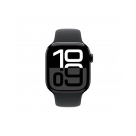 Apple Watch Series 10 GPS 42mm Jet Nero Cassa Alluminio con Nero Sport Band - S/M